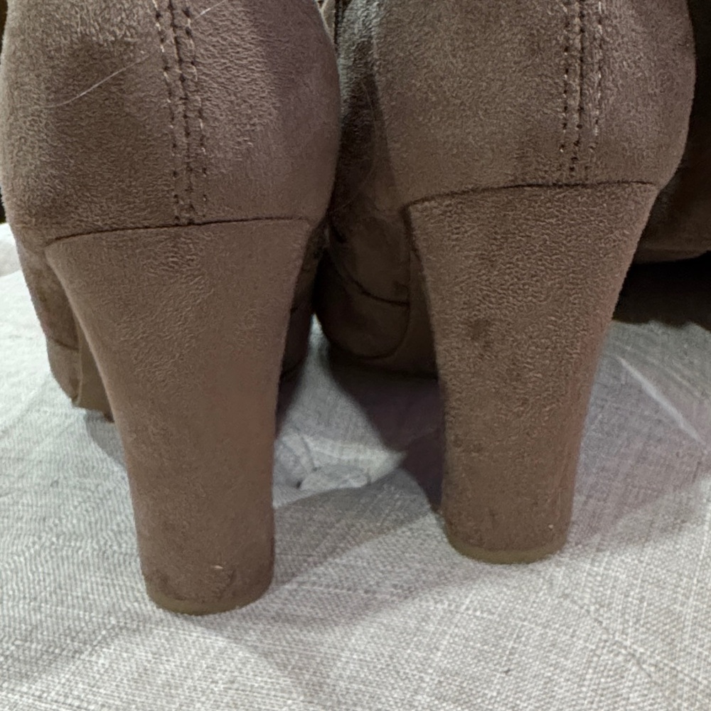 Wild Diva Tan Over-the-Knee Boots - Picture 3 of 5